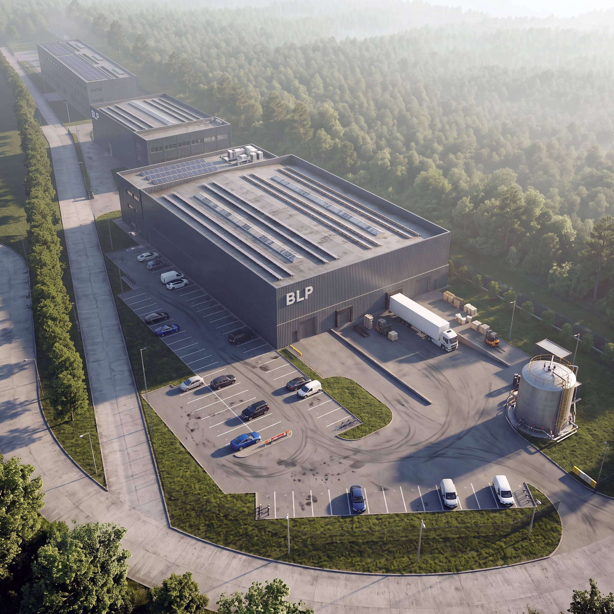 Widok z Lotu Ptaka siedziby BLP